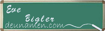 Eve Bigler Visitenkarte